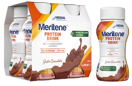 MERITENE DRINK CIOCCOLATO 4 PEZZI DA 200 ML - farmaidea24.com