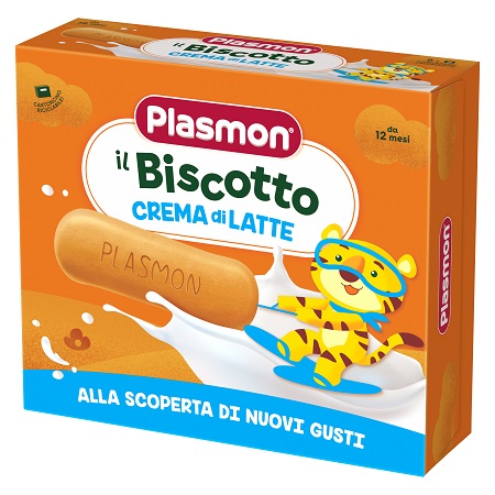 PLASMON BISCOTTO CREMA LATTE 8 PEZZI DA 40G - farmaidea24.com
