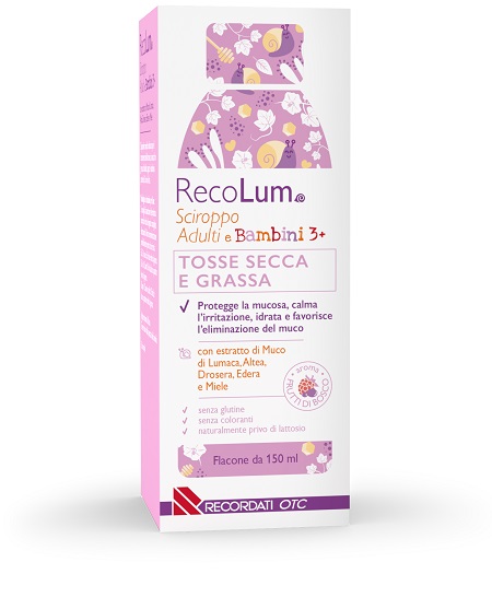 RECOLUM SCIROPPO TOSSE ADULTI-BAMBINI 150 ML - farmaidea24.com