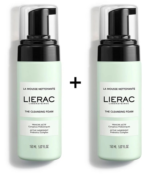 LIERAC DUO MOUSSE STRUCCANTE 150 ML 2 CONFEZIONI - farmaidea24.com