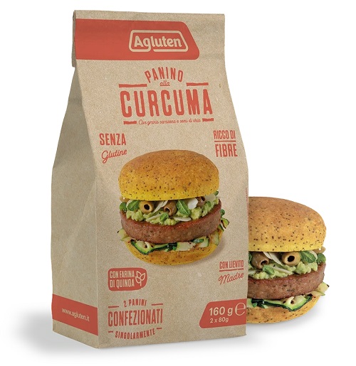 AGLUTEN PANINO CURCUMA 160 G - farmaidea24.com