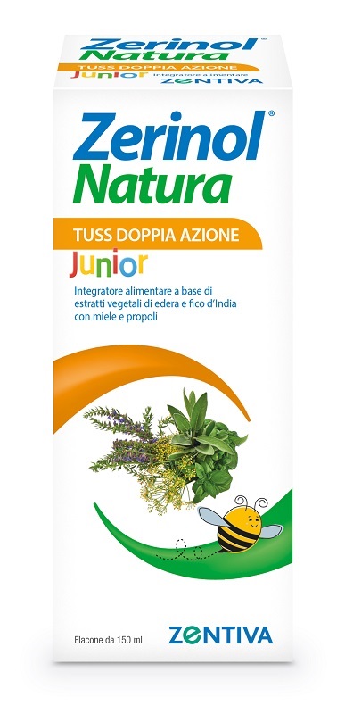 ZERINOL NATURA TUSS DOPPIA AZIONE JUNIOR SCIROPPO 150 ML - farmaidea24.com