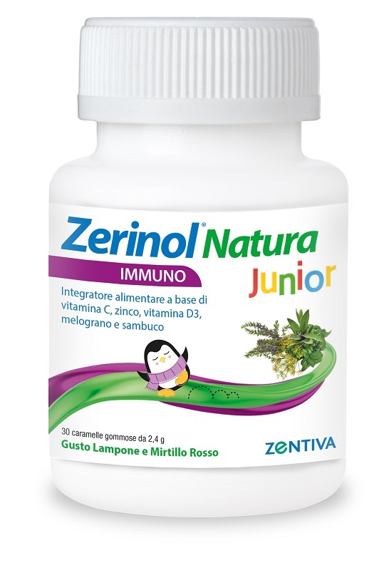 ZERINOL NATURA IMMUNO JUNIOR 30 CARAMELLE GOMMOSE - farmaidea24.com