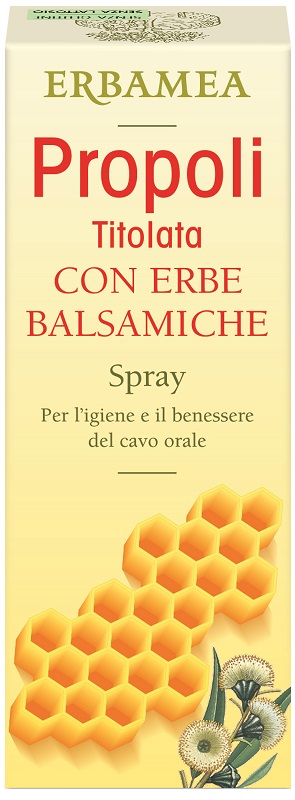 PROPOLI TITOLATA SPRAY ERBE BALSAMICHE 20 ML - farmaidea24.com