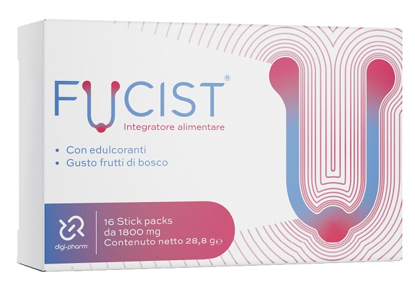 FUCIST 16 STICK PACKS DA 1800 MG GUSTO FRUTTI DI BOSCO CON EDULCORANTI SENZA GLUTINE SENZA LATTOSIO - farmaidea24.com