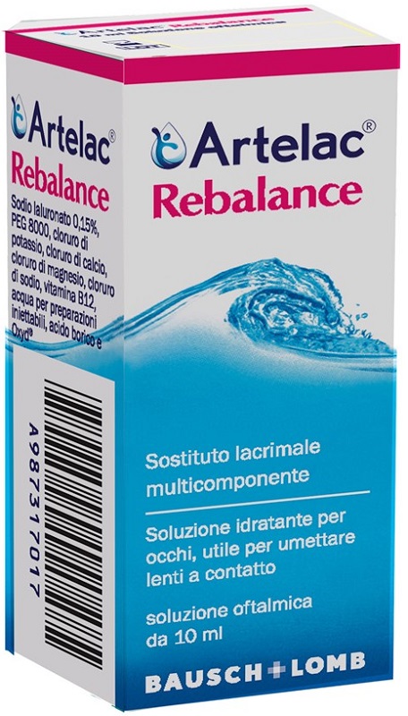 GOCCE OCULARI MULTIDOSE ARTELAC REBALANCE SENZA CONSERVANTI 10 ML - farmaidea24.com