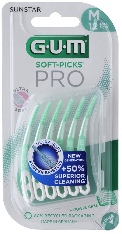 GUM SOFT PICK PRO MEDIUM 12 PEZZI - farmaidea24.com