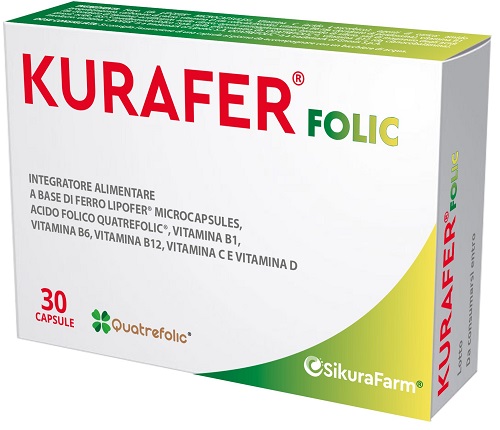 KURAFER FOLIC 30 CAPSULE - farmaidea24.com