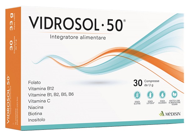 VIDROSOL 50 30 COMPRESSE - farmaidea24.com