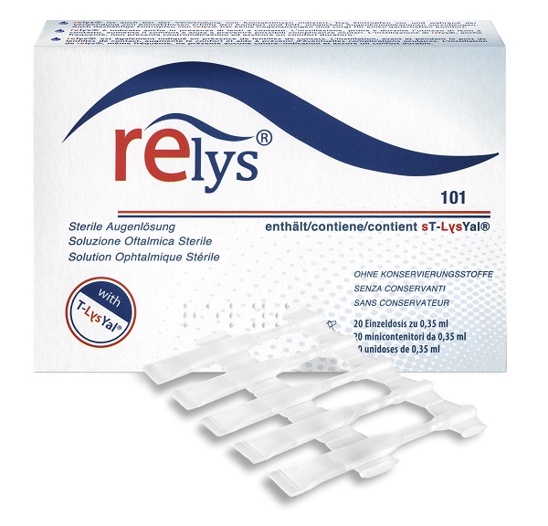 RELYS MONODOSE SOLUZIONE OFTALMICA 20 MINICONTENITORI DA 0,35 ML SENZA CONSERVANTI - farmaidea24.com