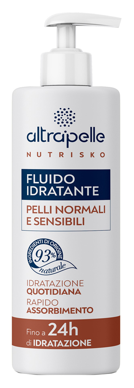 ALTRAPELLE NUTRISKO FLUIDO IDRATANTE PELLI NORMALI SENSIBILI 400 ML - farmaidea24.com