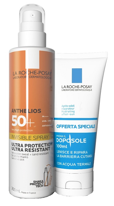 ANTHELIOS SPRAY SHAKA 200 ML + POSTHELIOS 100 ML - farmaidea24.com