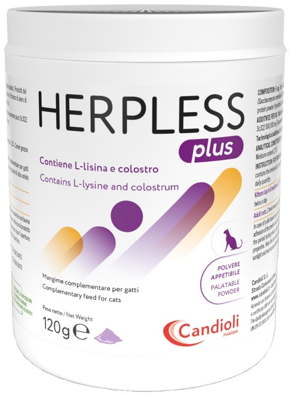 HERPLESS PLUS POLVERE 120 G - farmaidea24.com