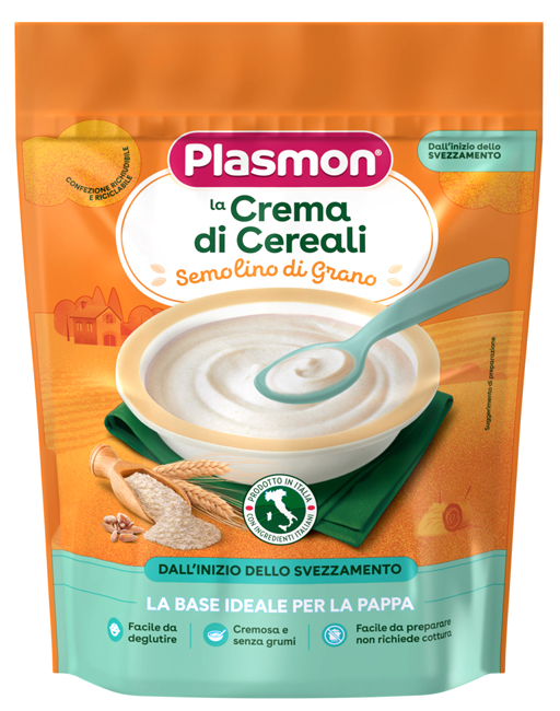 PLASMON CEREALI SEMOLINO DI GRANO 200 G - farmaidea24.com