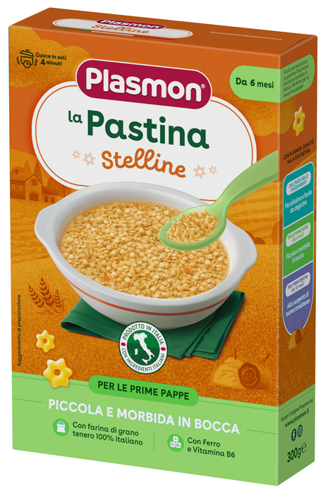 PLASMON PASTA STELLINE 300 G - farmaidea24.com
