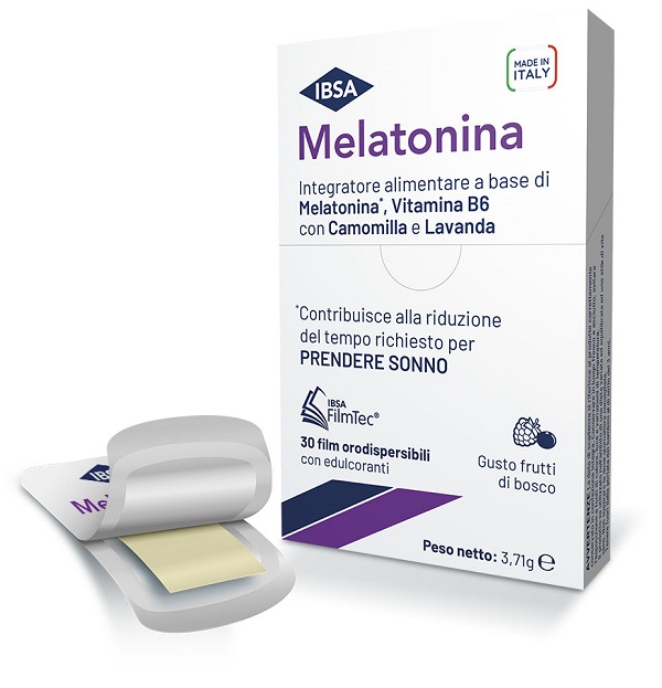 MELATONINA IBSA 30 FILM ORALI - farmaidea24.com