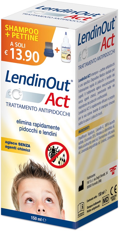 LENDINOUT ACT ANTIPIDOCCHI 150 ML - farmaidea24.com