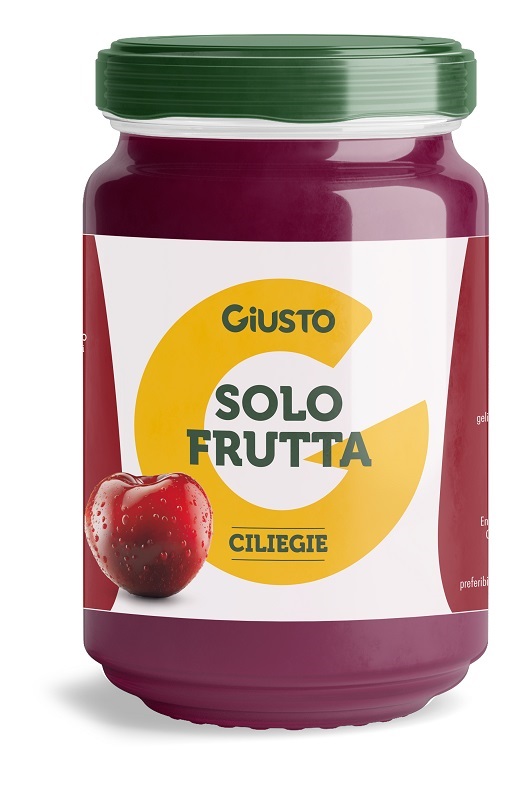 GIUSTO SOLO FRUTTA CONFETTURA CILIEGIE 220 G - farmaidea24.com