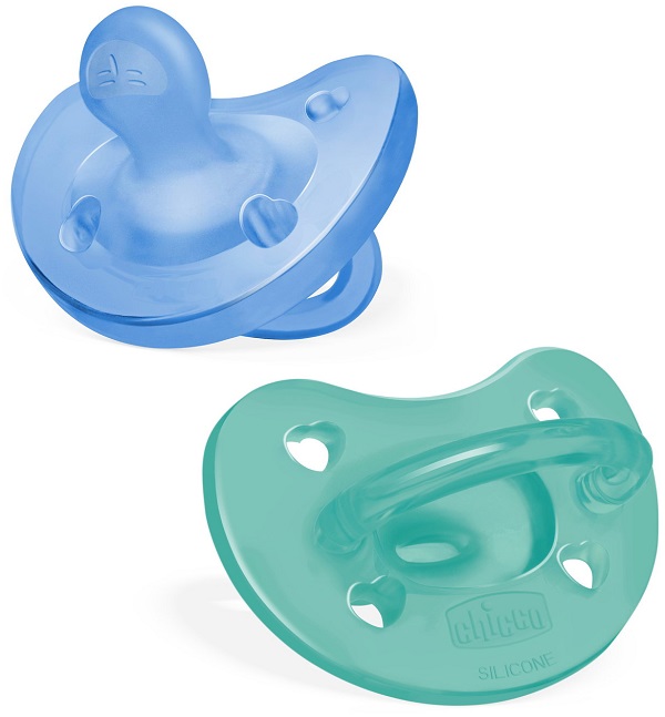 CHICCO GOMMOTTO SILICONE AZZURRO 16-36 MESI 2 PEZZI - farmaidea24.com
