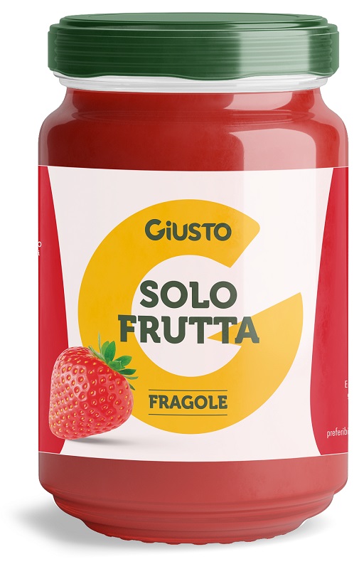 GIUSTO SOLO FRUTTA CONFETTURA FRAGOLE 220 G - farmaidea24.com