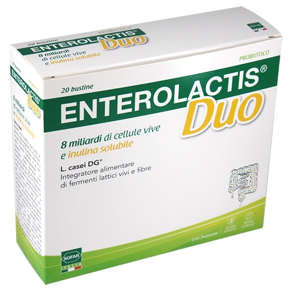 ENTEROLACTIS DUO POLVERE 20 BUSTINE - farmaidea24.com
