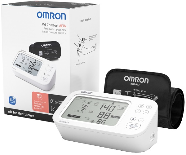 SFIGMOMANOMETRO DA BRACCIO OMRON M6 COMFORT AFIB - farmaidea24.com