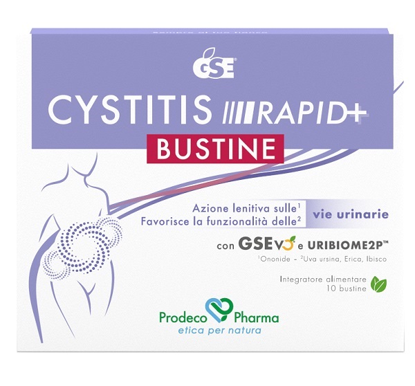 GSE CYSTITIS RAPID+ 10 BUSTINE - farmaidea24.com