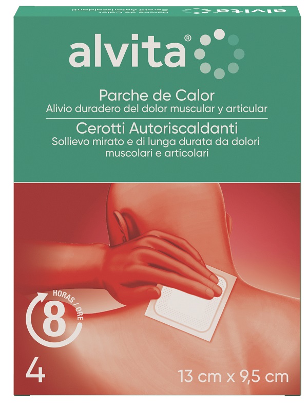 CEROTTO AUTORISCALDANTE ALVITA 4 PEZZI - farmaidea24.com