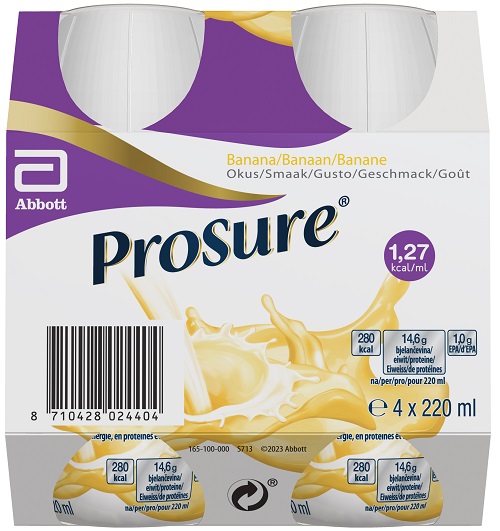 PROSURE BANANA 4 BOTTIGLIE DA 220 ML - farmaidea24.com