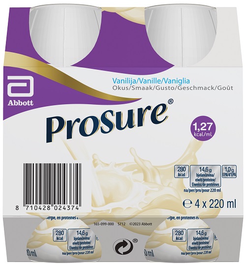 PROSURE VANILLA 4 BOTTIGLIE DA 220 ML - farmaidea24.com