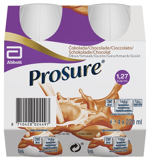 PROSURE CHOCOLATE 4 BOTTIGLIE DA 220 ML - farmaidea24.com