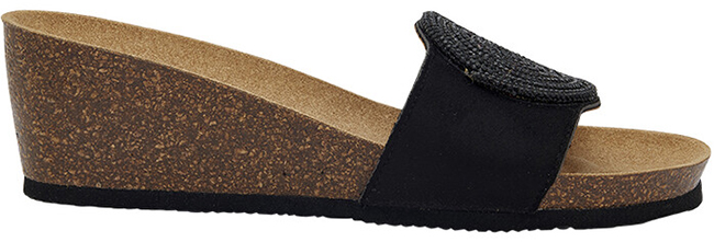 CALA LUNA MICROFIBRE + ROUNDED STRASS W BLACK 39 - farmaidea24.com