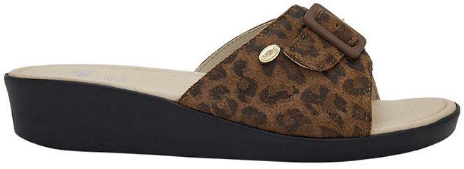 MANGO ANIMALIER PRINTED SUEDE W BROWN 37 - farmaidea24.com