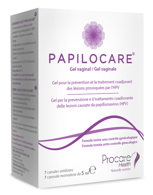 PAPILOCARE GEL VAGINALE 7 CANNULE MONODOSE X 5 ML - farmaidea24.com