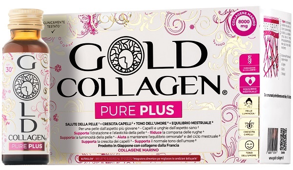 GOLD COLLAGEN PURE PLUS 10 FLACONCINI DA 50 ML - farmaidea24.com