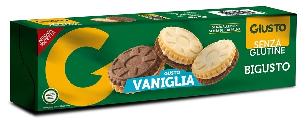GIUSTO SENZA GLUTINE BIGUSTO VANIGLIA 120 G - farmaidea24.com