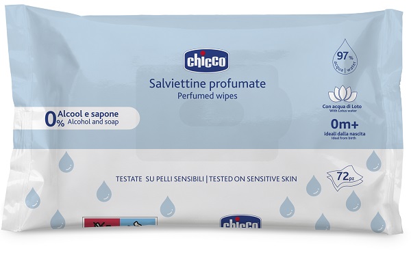 CHICCO SALVIETTE 72 PEZZI NO PLAQUE - farmaidea24.com