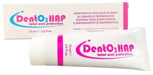 DENTO3 HAP DENTIFRICIO OZONO E IDROSSIAPATITE 75 ML - farmaidea24.com