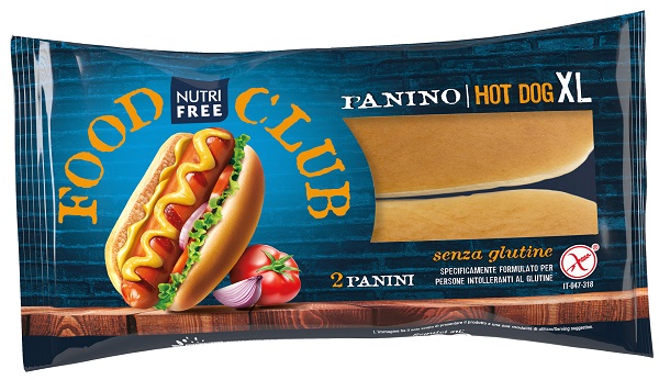NUTRIFREE PANINO HOT DOG XL 2 PEZZI DA 65 G - farmaidea24.com