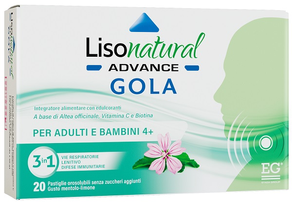 LISONATURAL ADVANCE GOLA 20 PASTIGLIE - farmaidea24.com