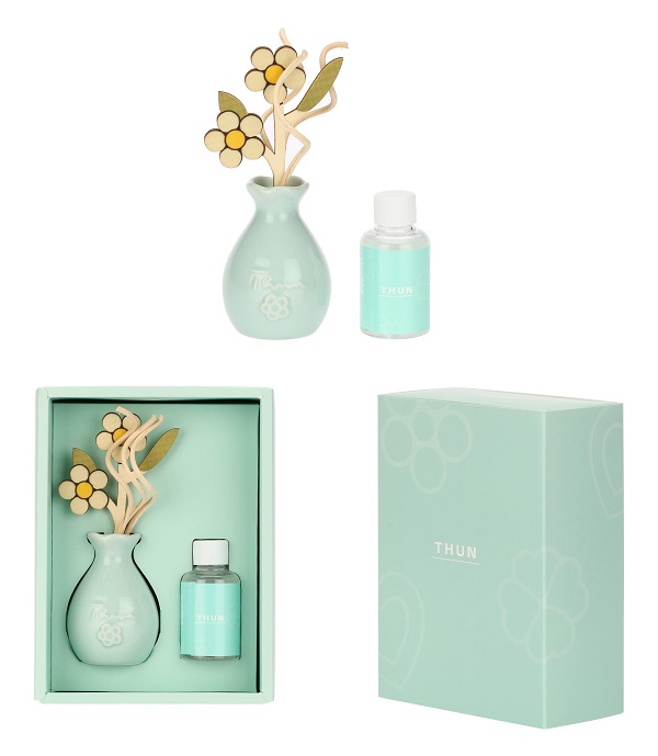 DIFFUSORE CON BACCHETTE + REFIL MARGHERITA - farmaidea24.com