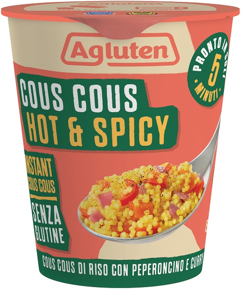 AGLUTEN COUS COUS HOT & SPICY 80 G - farmaidea24.com