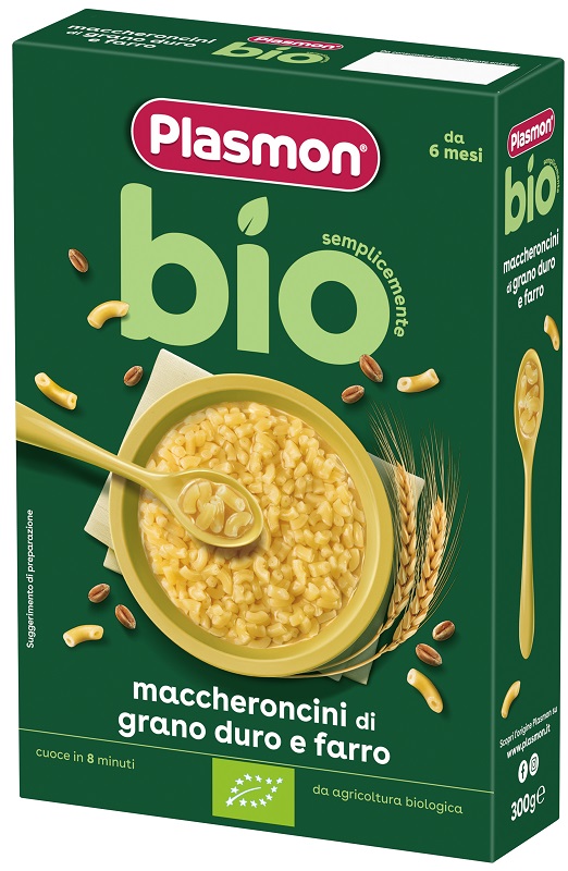 PLASMON PASTINA BIO MACCHERONCINI 300 G - farmaidea24.com