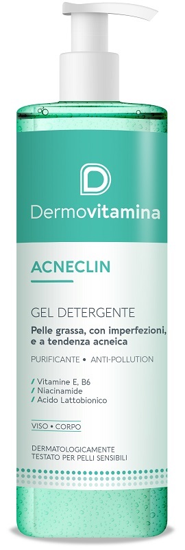 DERMOVITAMINA ACNECLIN GEL DETERGENTE 400 ML - farmaidea24.com