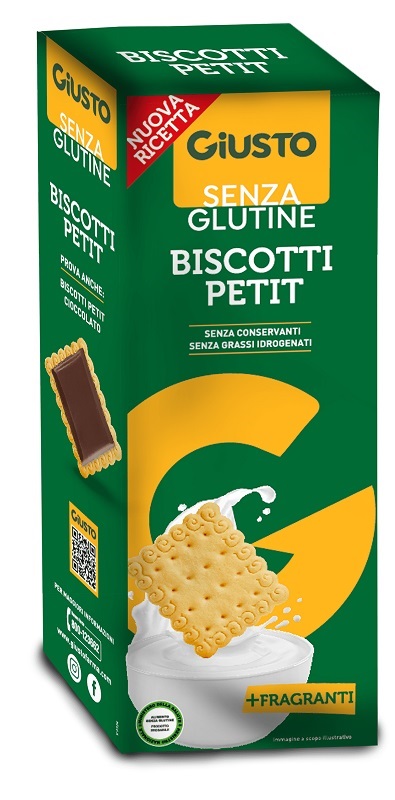GIUSTO SENZA GLUTINE BISCOTTI PETIT 175 G - farmaidea24.com