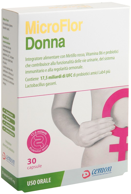 MICROFLOR DONNA 30 CAPSULE - farmaidea24.com
