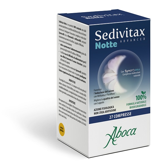 SEDIVITAX NOTTE ADVANCED 27 COMPRESSE - farmaidea24.com