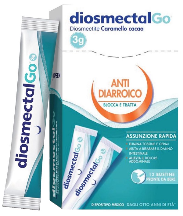 DIOSMECTALGO CARAMELLO CACAO 12 STICK - farmaidea24.com