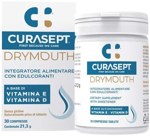 CURASEPT DRYMOUTH 30 COMPRESSE - farmaidea24.com