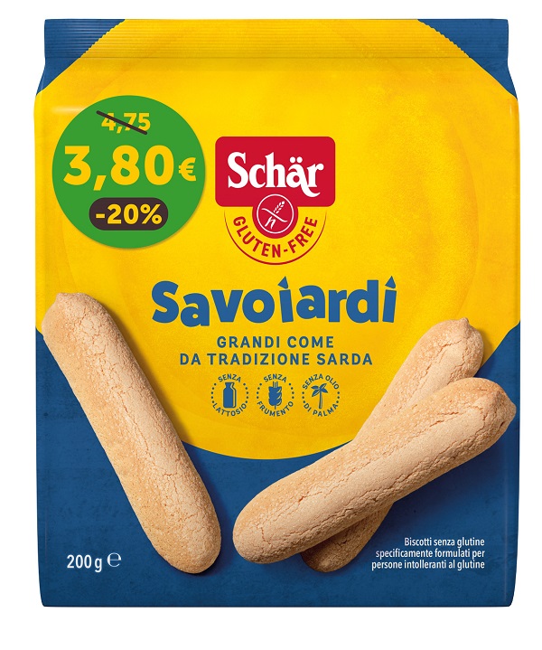SCHAR SAVOIARDI SENZA LATTOSIO 200 G PROMO - farmaidea24.com